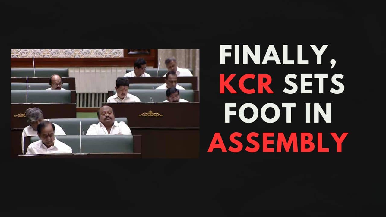 Finally, KCR Sets Foot In Assembly