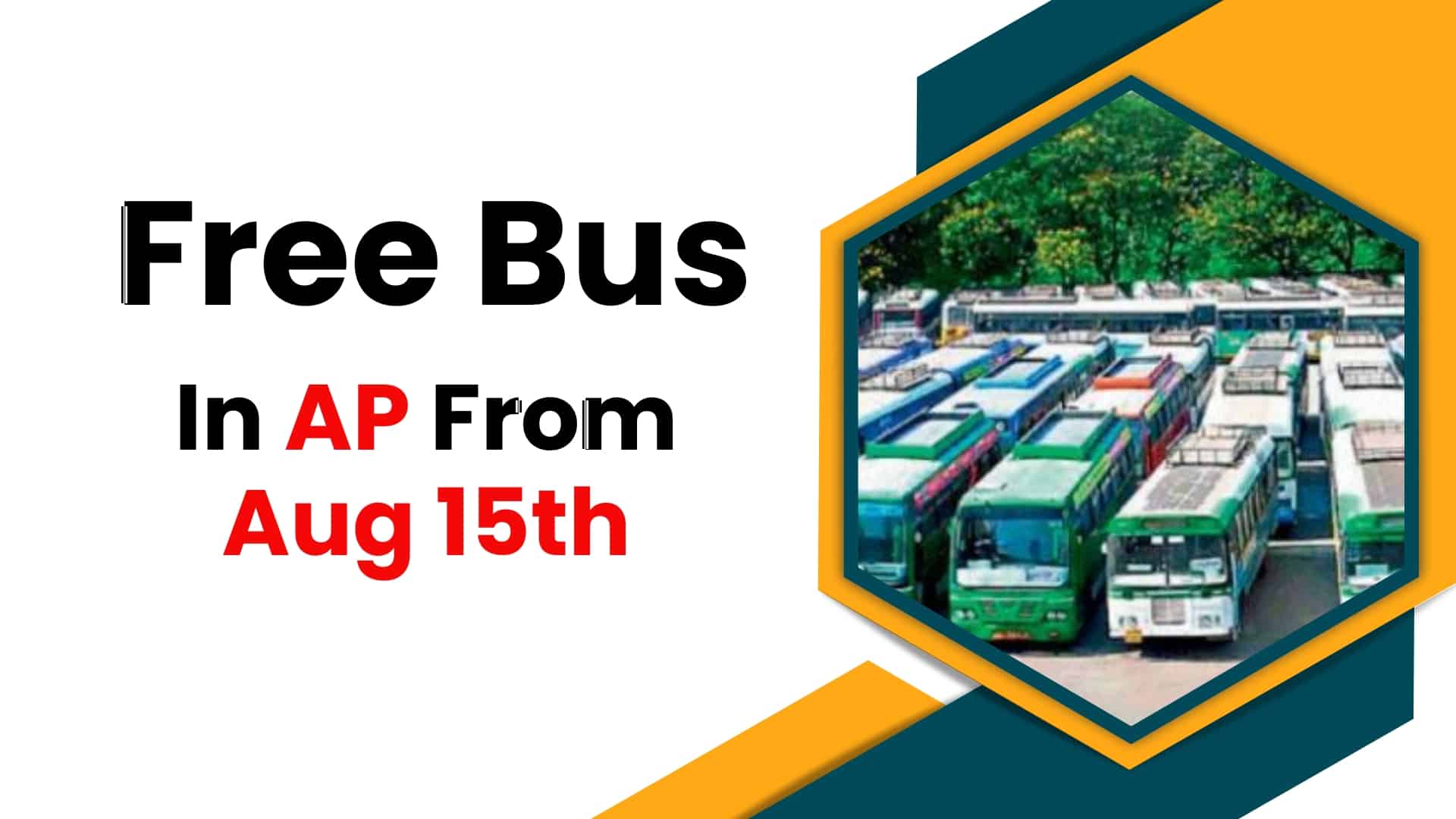 Free Bus In AP From 15th Aug